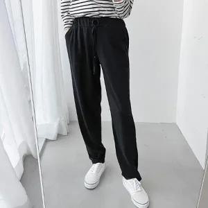 빅사이즈 310 베이직밴딩디스스판팬츠 DDAQ010