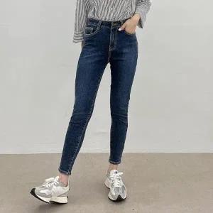 빅사이즈 309 코코밴딩진청스키니진 DCAP873