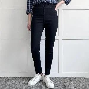 빅사이즈 308 데일리밴딩블랙스키니진 DLOP815