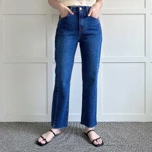 빅사이즈 307 절개워싱데님팬츠 DLOP707