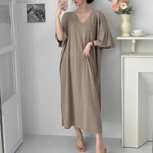 빅사이즈 306 에이드프릴쿨브이원피스 DGLO366