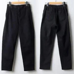 빅사이즈 210 데일리블랙배기팬츠 DLOJ301