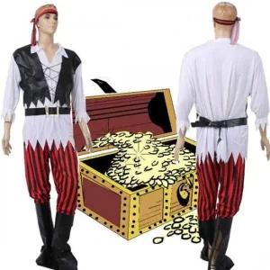 할로윈 파티 망토 복장 남성해적 의상 성인파티