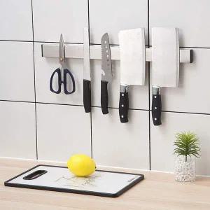 자석 무칼 블럭 스텐 칼 거치대 일자형 스텐 칼 꽂이 식도거치대
