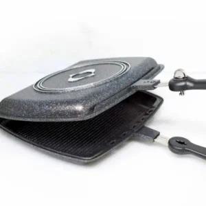 스텐 양면팬 양면 마블 코팅 직화구이 직화팬 누룽지팬