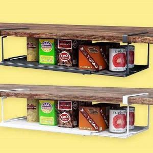 [골드스마일]주방 걸이 선반 길이조절 컵거치대 그릇정리대 정리