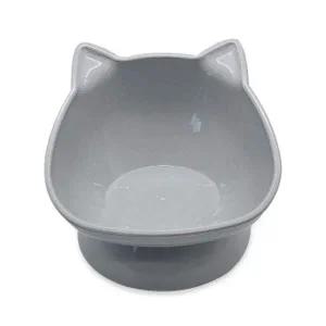 [골드스마일]캐릭터 강아지 경사형 그레이 식기 네이처펫