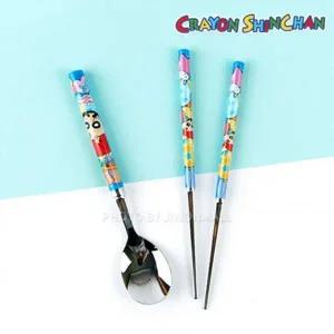 짱구젓가락 유아 동물 스푼 젓가락 연습세트