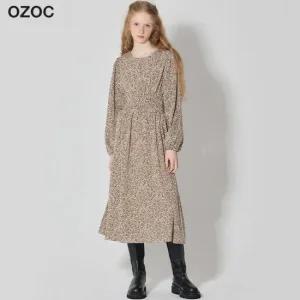 오조크 호피 스모크 원피스