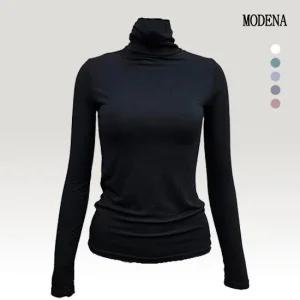 G.모데나 소프트 슬림 목폴라 이너 티셔츠 6종 택1