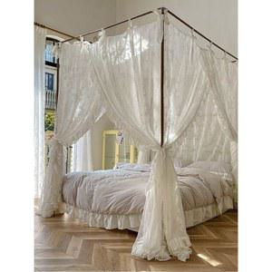 침대커튼 캐노피 세트 싱글 스탠드 400037 사무실 모기장 조절