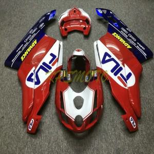 [호환제품] 하이 퀄리티 오토바이 페어링 키트 DUCATI 749 999 2003 인젝션 레드 블루 차체 세트