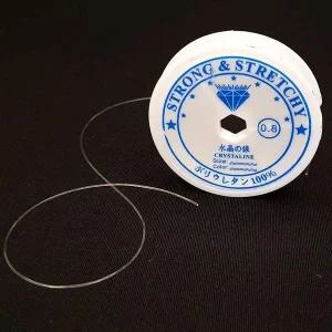 [골드스마일]비즈공예 키링 만들기 투명 비즈팔찌 0.8mm 자재