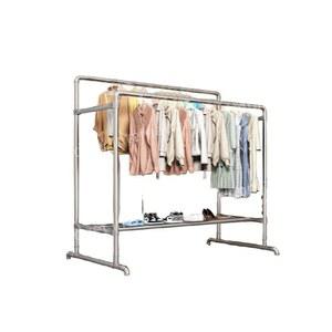 대형 쇠파이프행거 옷걸이 100x50x120cm 선반행거 철제 2x1 매장용 5m