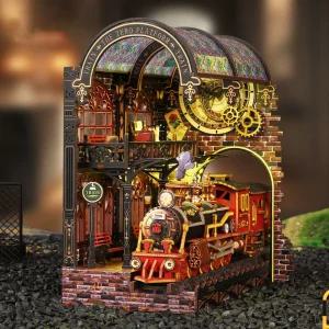 북눅 제로 기차 미니어쳐 북엔드 책꽂이 미니어처 책장 북룩 diy 플랫폼 북