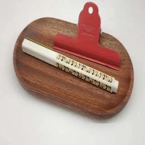 목재 필기도구 정리함 우드 트레이 문구 엔틱 스타일 필기구 보관함 (WFKN05R)