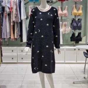 [비비안]탁텔 별 쟈가드 여성 실내복 이지웨어 원피스 GW1824A