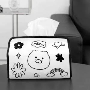 티슈케이스 사각 화장지 수납함 소품 정리함 춘식이 디자인 휴지케이스 (WFKN19T)