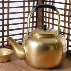 황주전자 대원 양은 주전자 막걸리 커피 티 포트 6L 차주전자