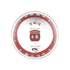 장독대 유리 장뚜껑-6호  약27-30cm  항아리 덮개