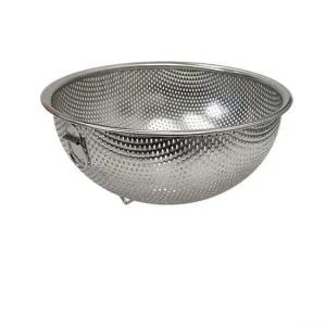 고리 원형보울 스텐 타공 채반바구니 3호 소형 채반 야채바구니 거름망 스텐레스 타공채반