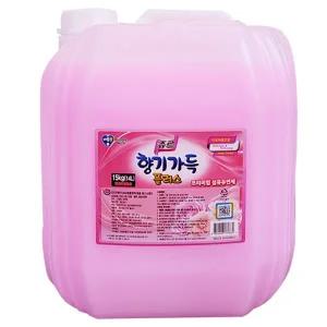 향기가득 아로마로즈 섬유유연제 15kg 대용량말통