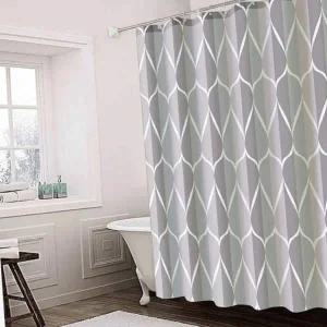 [골드스마일]욕조용 스파 샤워 가림막 모던 비닐 물방울 욕조 커튼 불투명 욕실