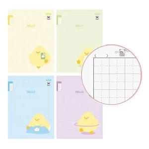 초등 제본 8칸 쓰기 노트 10권 디자인랜덤