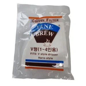[골드스마일]커피필터 V형 40매 핸드드립 홈카페 원두 여과지