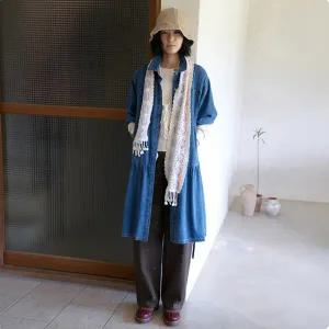 갤러리아 [써스데이아일랜드]2025 F/W 플라워 니트 머플러 (T256MSF142W)