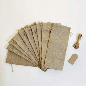 [골드스마일]스트링 와인백 선물 답례품 포장 와인 주머니 10P