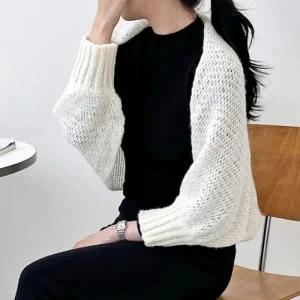 [라일리여성의류] Rly 크롭가디건 가디건 볼레로 여성상의 크롭 유니크