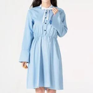 [라일리여성의류] Rly JJM-SS281 여자레이스넥긴팔원피스