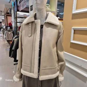 [하프클럽/BCBG]BCBG 비씨비지 겨울25 포우 무스탕 B5D9F975