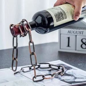 [골드스마일]로프 1병 거치대 매직체인 홀더 렉 골드블랙 와이어