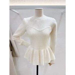 [갤러리아] [LAP]골지뷔스티에 플레어니트 (AR4KHA75)