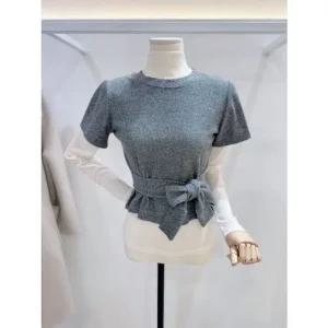 [갤러리아] [LAP]벨티드 레이어드 티셔츠 (AR7XW470)