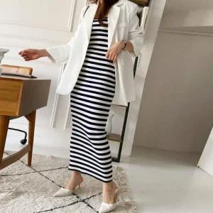 [라일리여성의류] Rly 원피스 데님 여성 슬림핏 쉬폰 트위드 휴양지