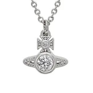 [비비안웨스트우드]25FW 비비안웨스트우드 런던 오브 펜던트 목걸이 실버 63020278 02P102