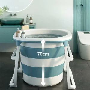 성인용 접이식 간이 사우나 1인용 반신욕 가정용 욕조