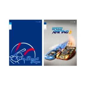 초등학생 무제 노트 23줄 디자인 랜덤 학용품 3-6 학년 필기용