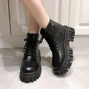 [아우트]빅사이즈워커 빅사이즈 볼드솔 하이탑 워커