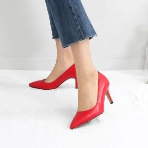 [아우트]뾰족코 스틸레토 하이힐 오피스구두 7cm 9cm