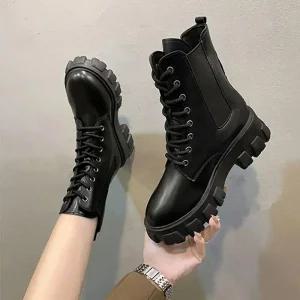 [아우트]심플 빅사이즈워커 빅사이즈 청키솔 워커