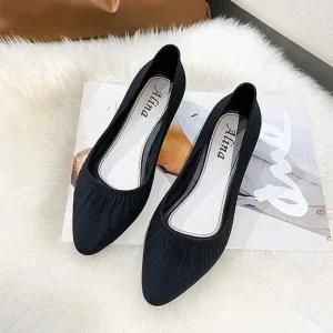 [아우트]방수신발 셔링 미들힐 구두 장화 2컬러