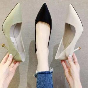 [아우트]뾰족코하이힐 여성힐 펌프스 여자구두 7CM