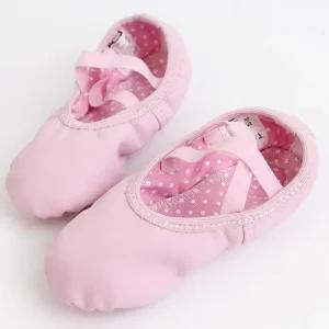 [아우트]유아발레 핑크 민자 연습 댄스 발레슈즈