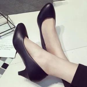 [아우트]엣지 심플 가보시 펌프스 5.5cm