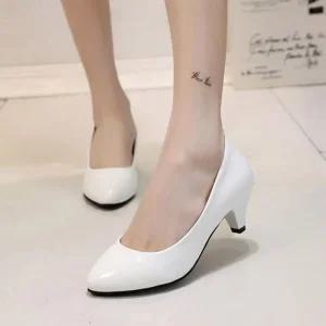 [아우트]에나멜 에나멜구두 펌프스 여자하이힐 6.0