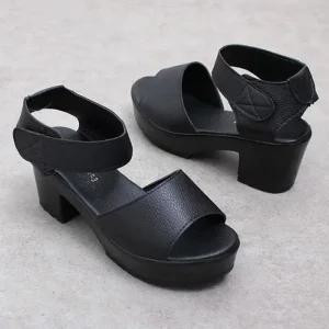 [아우트]유니크 가보시샌들 가보시 통굽 샌들 2컬러